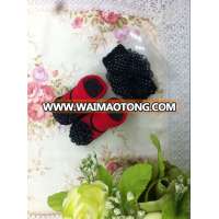 Wholesale simple design shoes style cotton comfortable girls black cheap baby socks